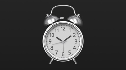 alarm clock realistic 3d render