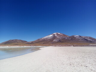 landscape with blue sky atacama