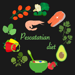 Pescatarian Diet Vegetarian Food Healthy Eco Vegan