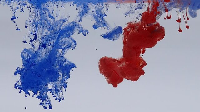 video colori dentro acqua, magia, emozioni