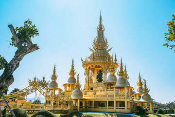 Wat Rong Khun, the White Temple in Chiang Rai, Chiang Mai province, Thailand