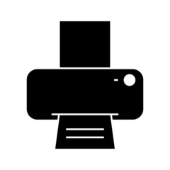 Printer icon in trendy outline style design. Vector graphic illustration. Printer icon for website design, logo.