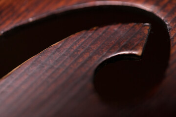 Part of a violin or viola