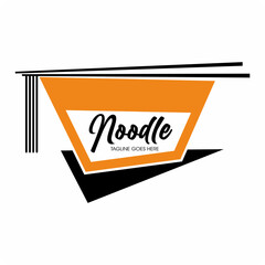 Fast food logo and noodles logo 