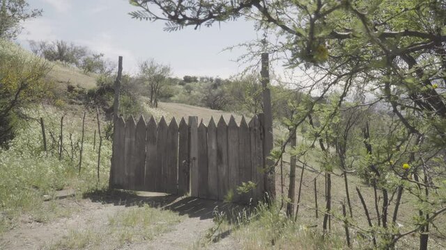 wooden gate, rural, andes mountains, aged, alone, andes, architecture, beautiful, beauty, blossom, blue, border, chile, concept, country, countryside, delimit, door, entrance, exterior, farm, farm fie