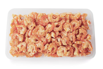 dried shrimp isolated isolated on a white background