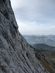 Scheffauer mountain via ferrata, Tyrol, Austria