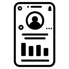 
Trendy solid icon of app pricing
