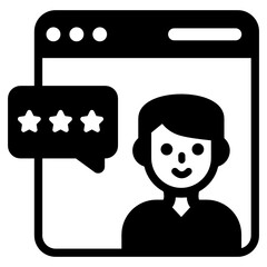 
Icon of content sharing in solid style 
