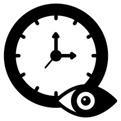 
24/7 monitoring icon in trendy style, 24hr support
