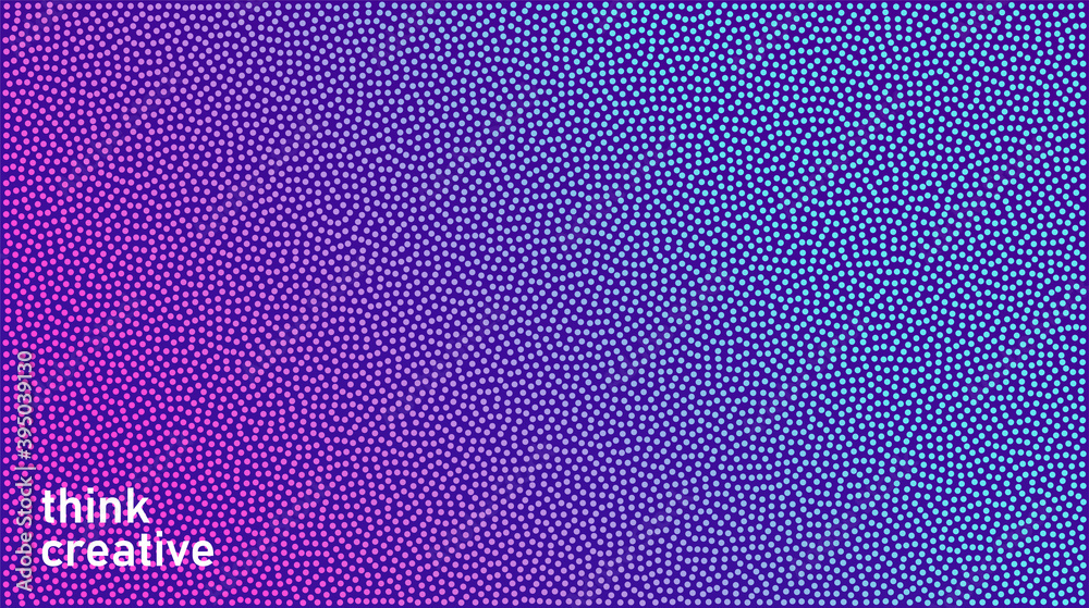 Poster vibrant modern background of minimalist style. halftone gradient effect