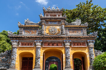 Portail de la Cité impériale à Hué, Vietnam