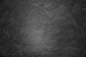 Abstract texture of chalk rubbed out on green blackboard or chalkboard background. School education, dark wall backdrop or learning concept.