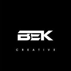 BEK Letter Initial Logo Design Template Vector Illustration	
