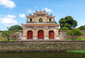 Portail de la Cité impériale à Hué, Vietnam