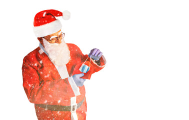 Papa Noel Covid coronavirus navidad 2020