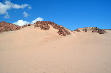 Desert of Sinai Peninsula, Egypt. Near Sharm El Sheikh
