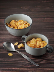 a delicious Breakfast cereal with milk