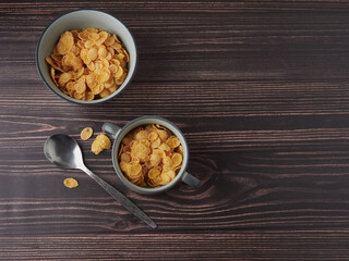 a delicious Breakfast cereal with milk