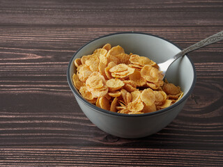 a delicious Breakfast cereal with milk