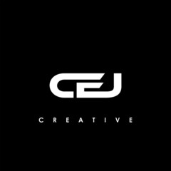 CEJ Letter Initial Logo Design Template Vector Illustration	

