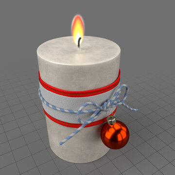Christmas candle 4