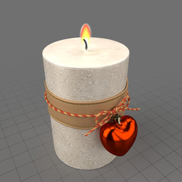 Christmas candle 2