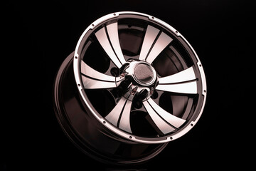 beautiful and powerful suv alloy wheel, auto parts and tuning