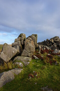 Dartmoor national park in Autumn