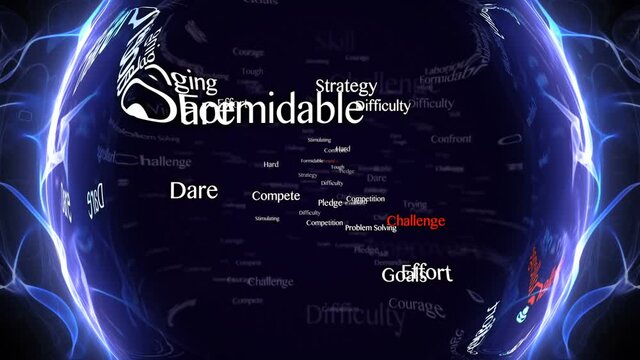 CHALLENGE Keywords Animation, Background, Loop, 4k
