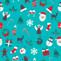 Christmas Icons Pattern