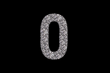 Diamond number 0. Luxury diamonds number.