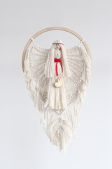 Hand made cord angel