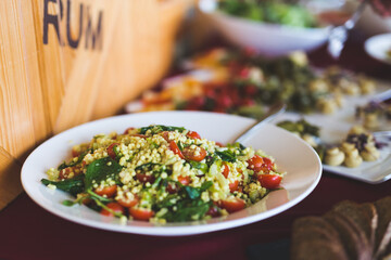 breakfast buffet salad 