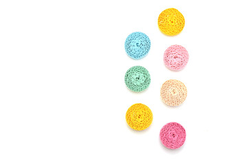 Quilling paper objects, decoration