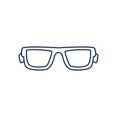 glasses optical, line style icon