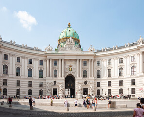 Fototapeta na wymiar Hofburg palace complex, Vienna, Austria