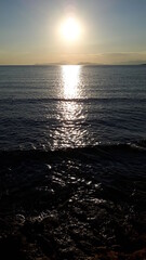 Obraz premium sunset over the sea