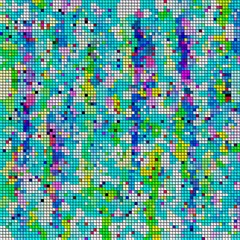 Blue purple mosaic abstract background with mosaic