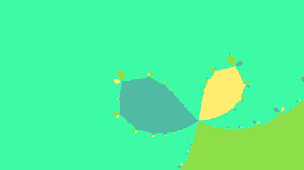 Paint Movement. Color Dream series. Composition of gradients and spectral hues for subject of imagination, creativity and art painting.