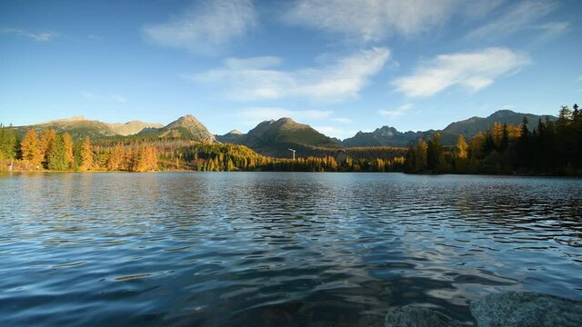 Strbskie pleso during autumn - Slovakia