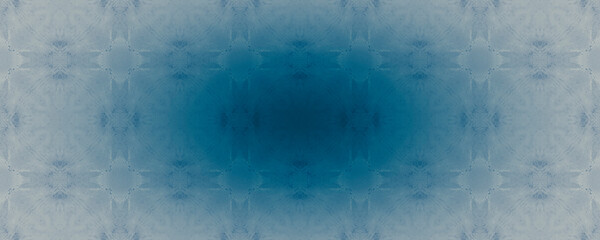 White and Blue Endless Tile. Monochrome