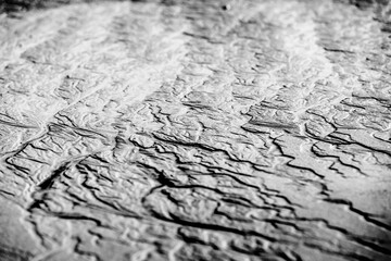 texture argento di sabbia acqua e linee