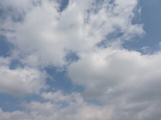 blue sky with clouds