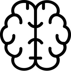 
Brain Vector Line Icon
