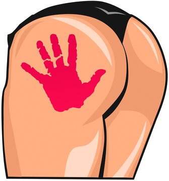 main fesses cul popotin coquin humour