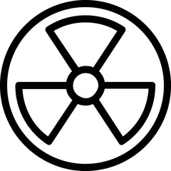 Fototapeta premium Toxic Vector Line Icon 