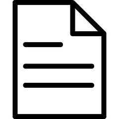 
Report Vector Line Icon
