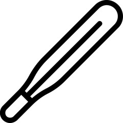 
Thermometer Vector Line Icon
