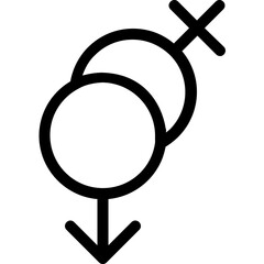 
Gender Vector Line Icon
